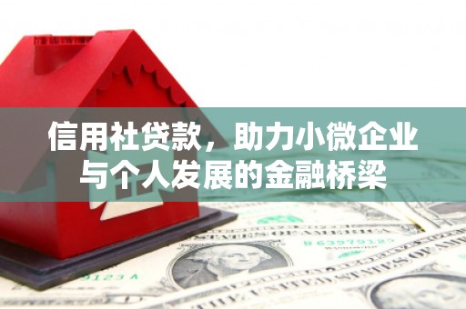 暖暖信用社贷款，助力小微企业与个人发展的金融桥梁