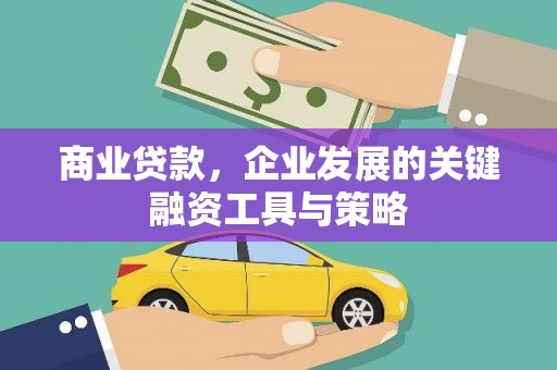 灌云商业贷款，企业发展的关键融资工具与策略