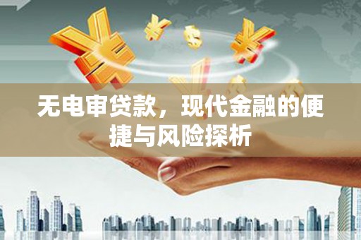 蓬江无电审贷款，现代金融的便捷与风险探析