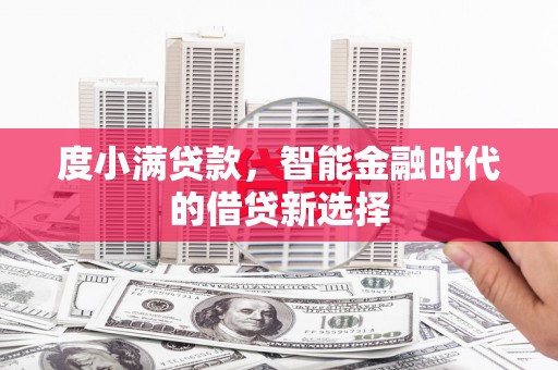 临海度小满贷款，智能金融时代的借贷新选择