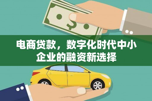 七美电商贷款，数字化时代中小企业的融资新选择