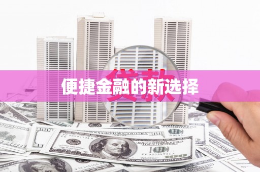 中堂便捷金融的新选择