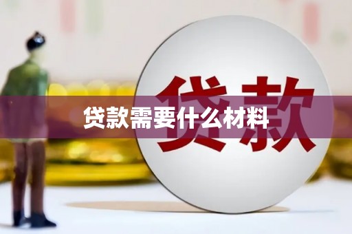 贞丰贷款需要什么材料