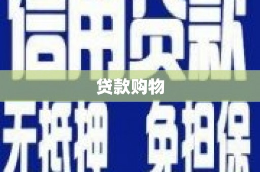 瑞金贷款购物