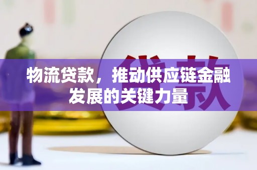 阆中物流贷款，推动供应链金融发展的关键力量