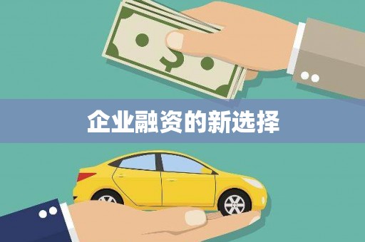 高树企业融资的新选择