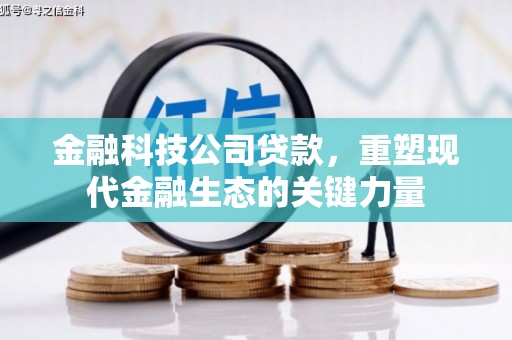 合水金融科技公司贷款，重塑现代金融生态的关键力量
