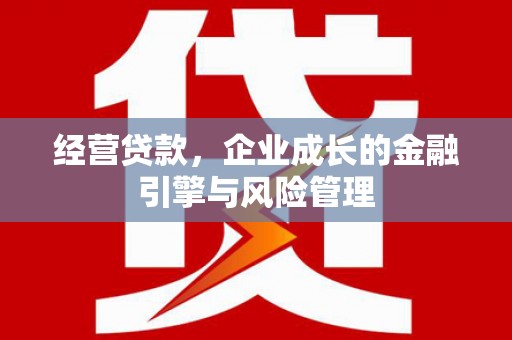 洪雅经营贷款，企业成长的金融引擎与风险管理